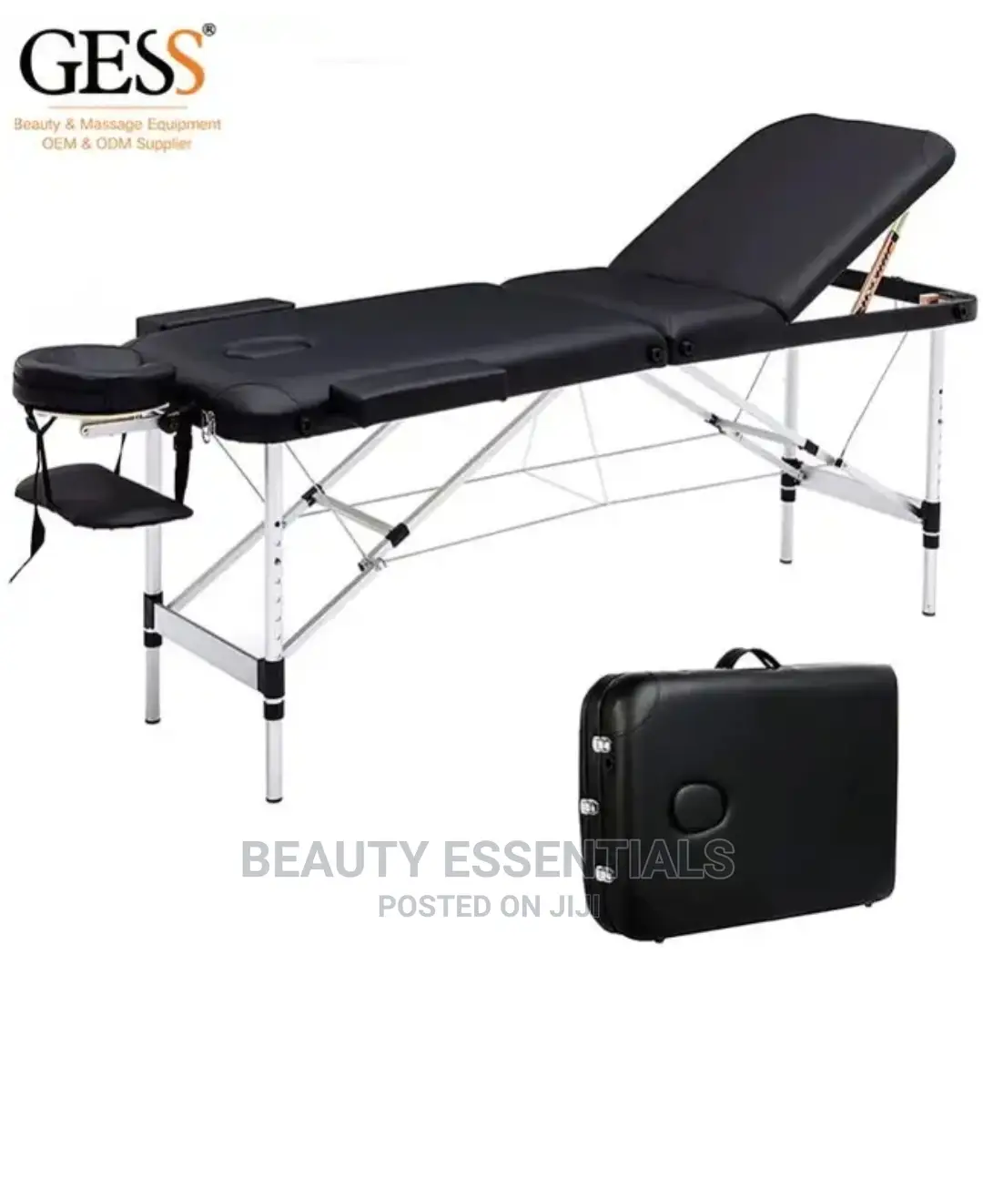 Massage Bed Metallic 3 Section