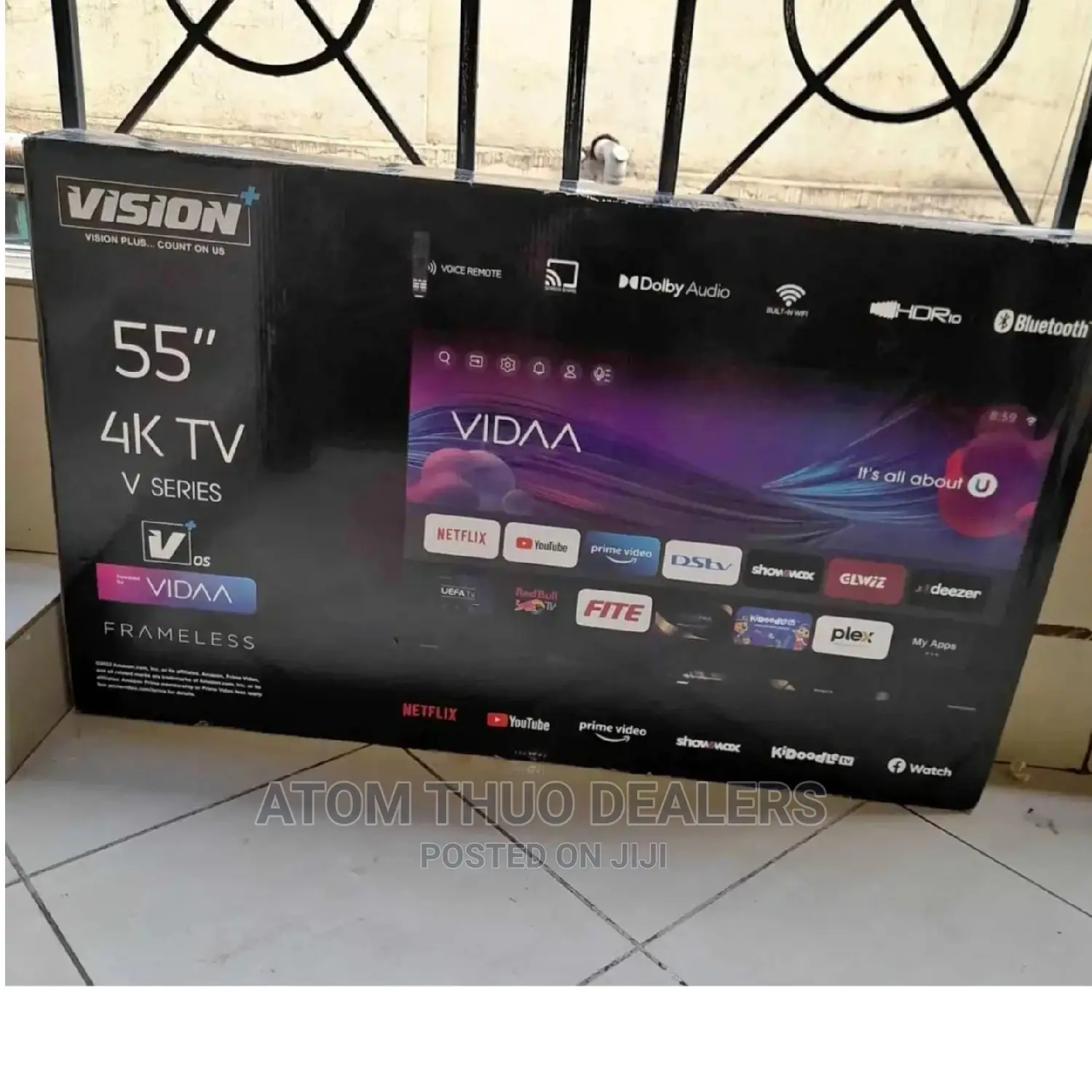 Vision Plus 55 Inches Frameless OS Smart TV at .,