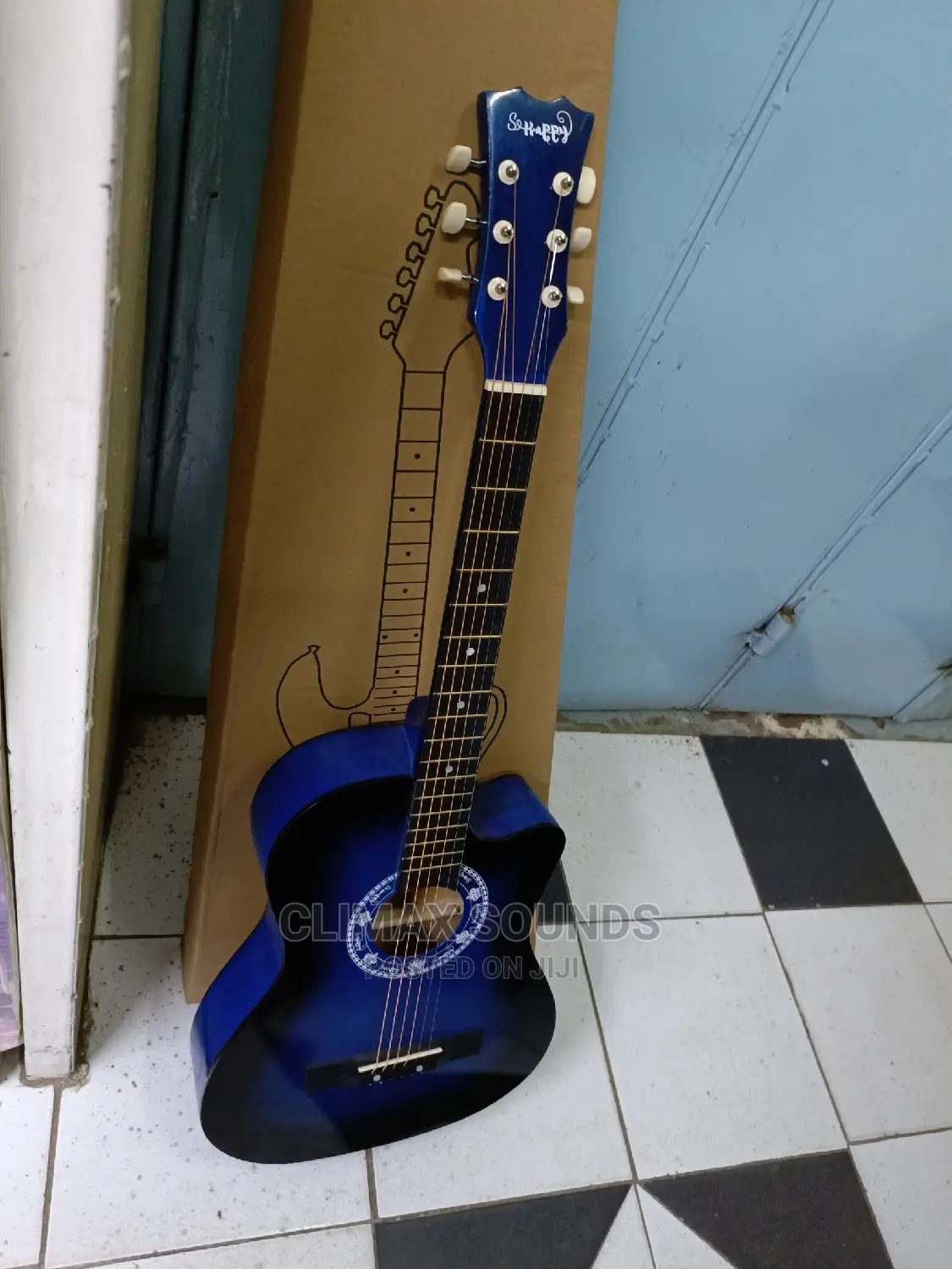 Acoustic Guitar Blue 38 Inch