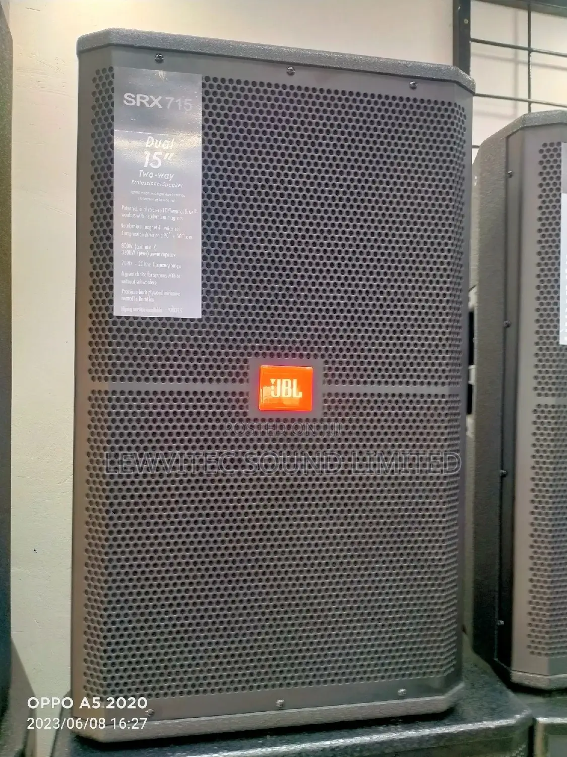 JBL SRX Dual 15