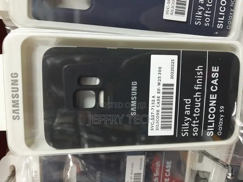 Midkart Back Cover for Samsung Galaxy S9 Black Silicone Case