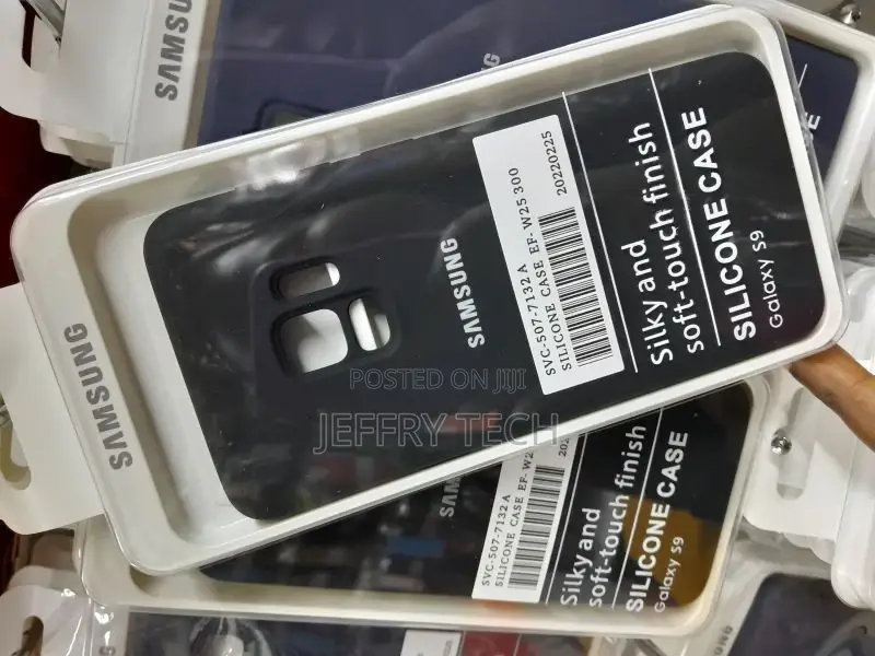 Midkart Back Cover for Samsung Galaxy S9 Black Silicone Case