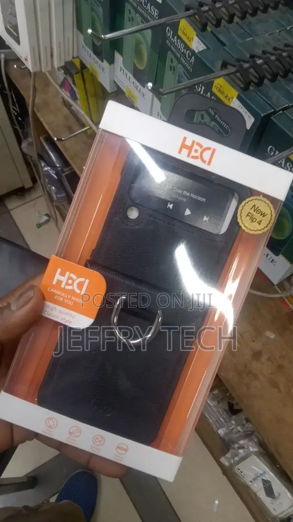 Samsung Galaxy Z Flip 4 Case With Ring Holder Metal Finger G