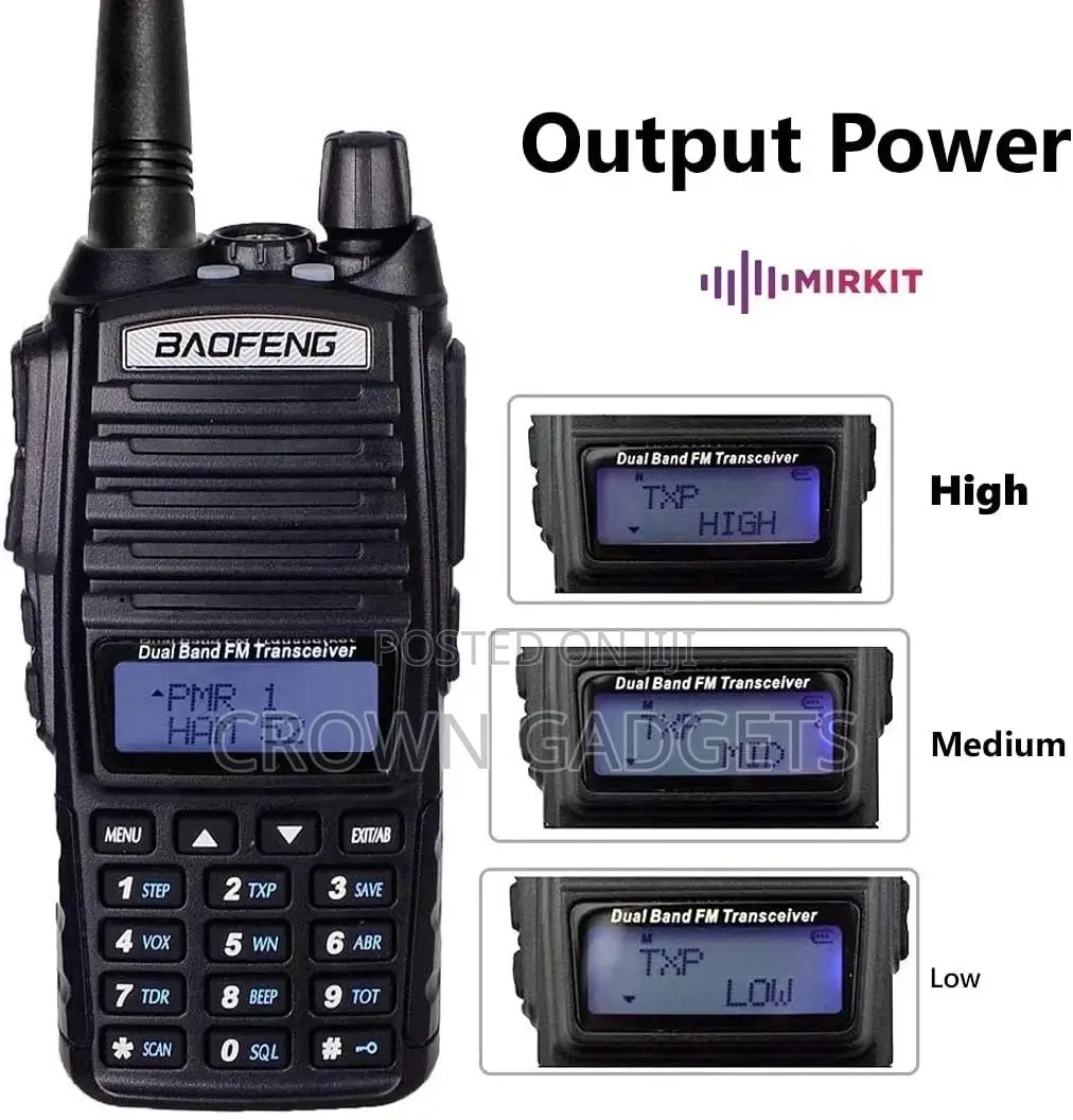 Trendy 10km Baofeng Uv-82 Dual Band Walkie Talkie