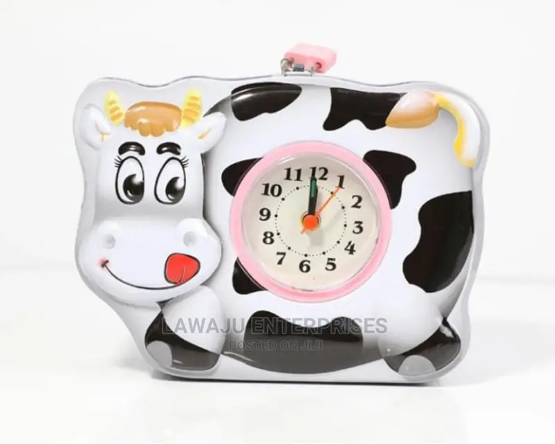 Piggy Bank With Clock