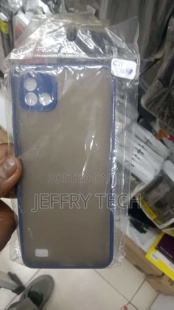 Asprint Back Cover for Realme C11 (Black, Camera Bump
