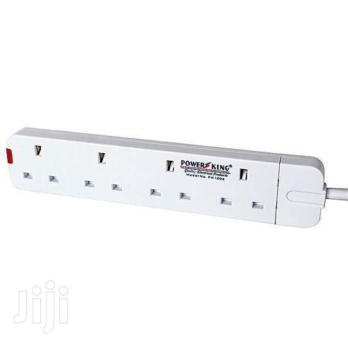 Power King 4 Way Extension Cable - White