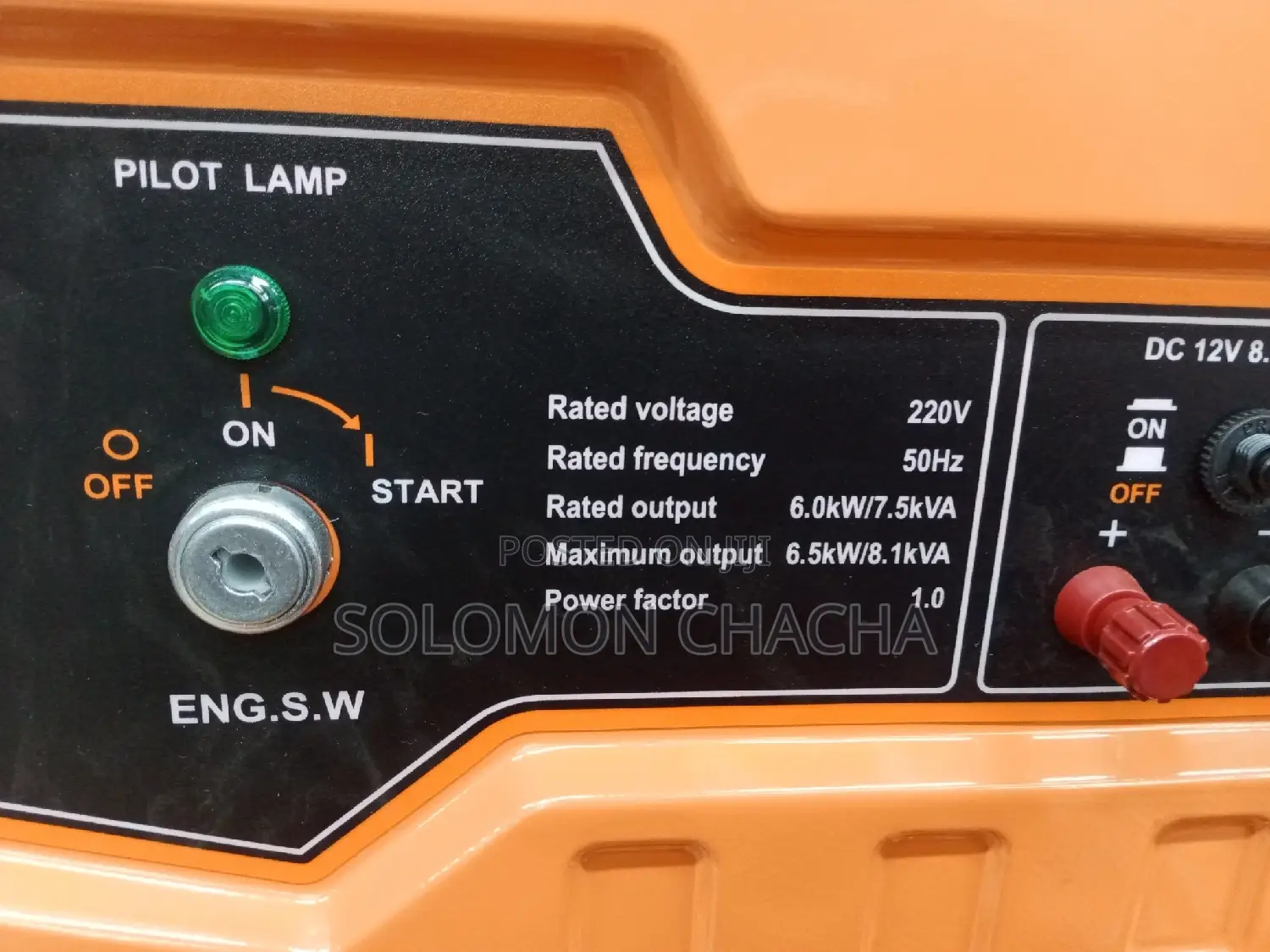 Best K-Power 6.5 Kw/8.2 Kva Gasoline Keystart Generator
