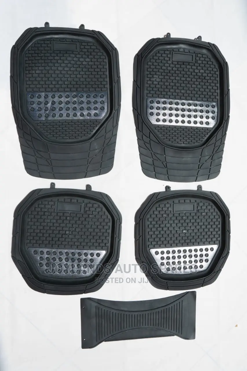 Black Chrome Floor Mats