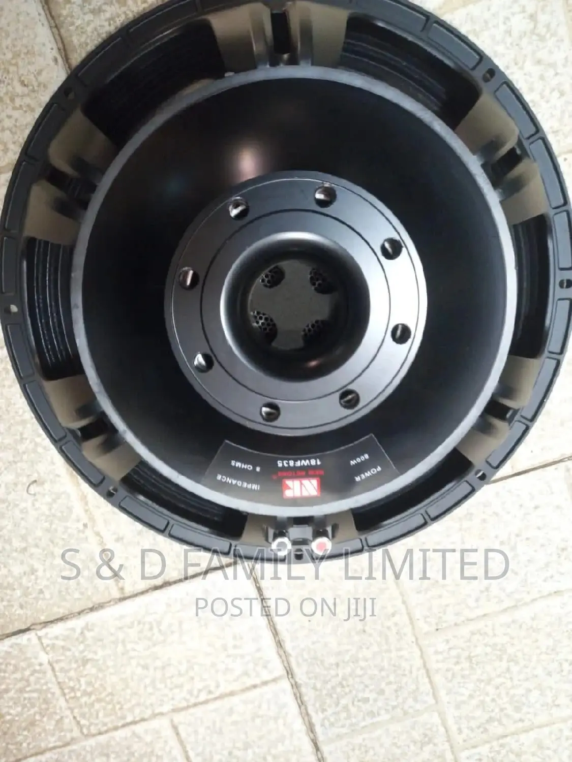 NR WF835 Bass Speaker 18 Inch