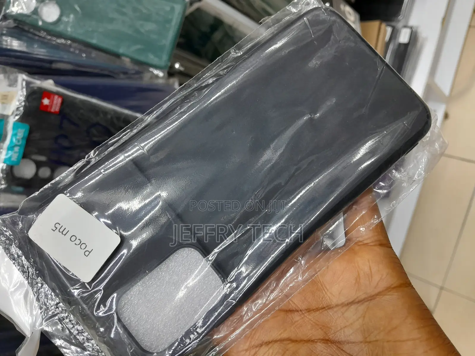 Poco M5 Silicon Back Cover With Soft Cloth Inside