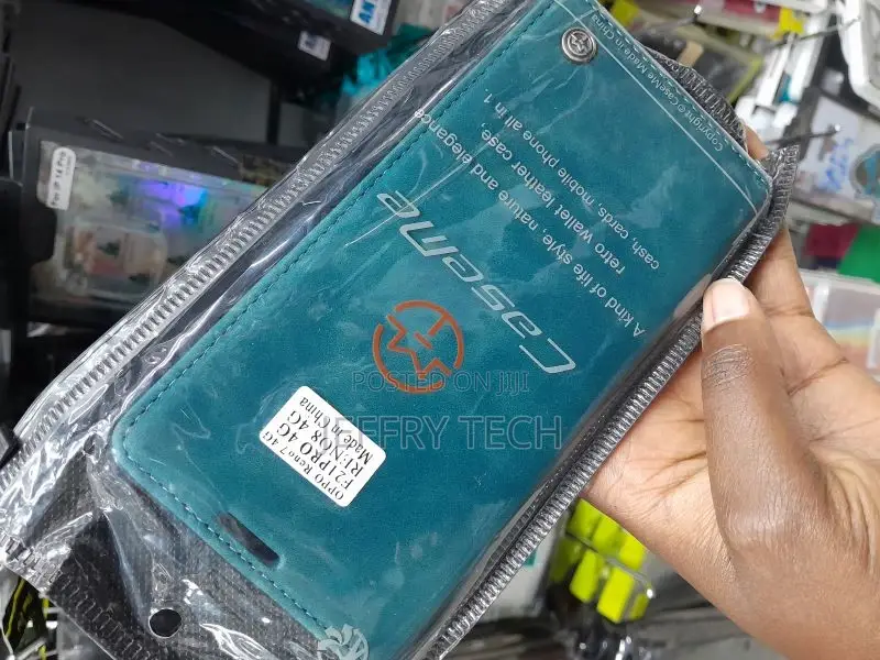 Blue Casee Magnetic Slim Flip Wallet Case Oppo Reno 8 4G