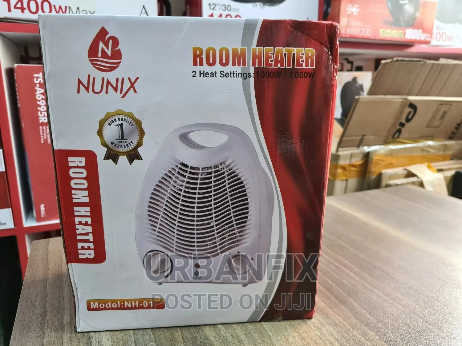 Nunix Room Heater With Fan for Cooling