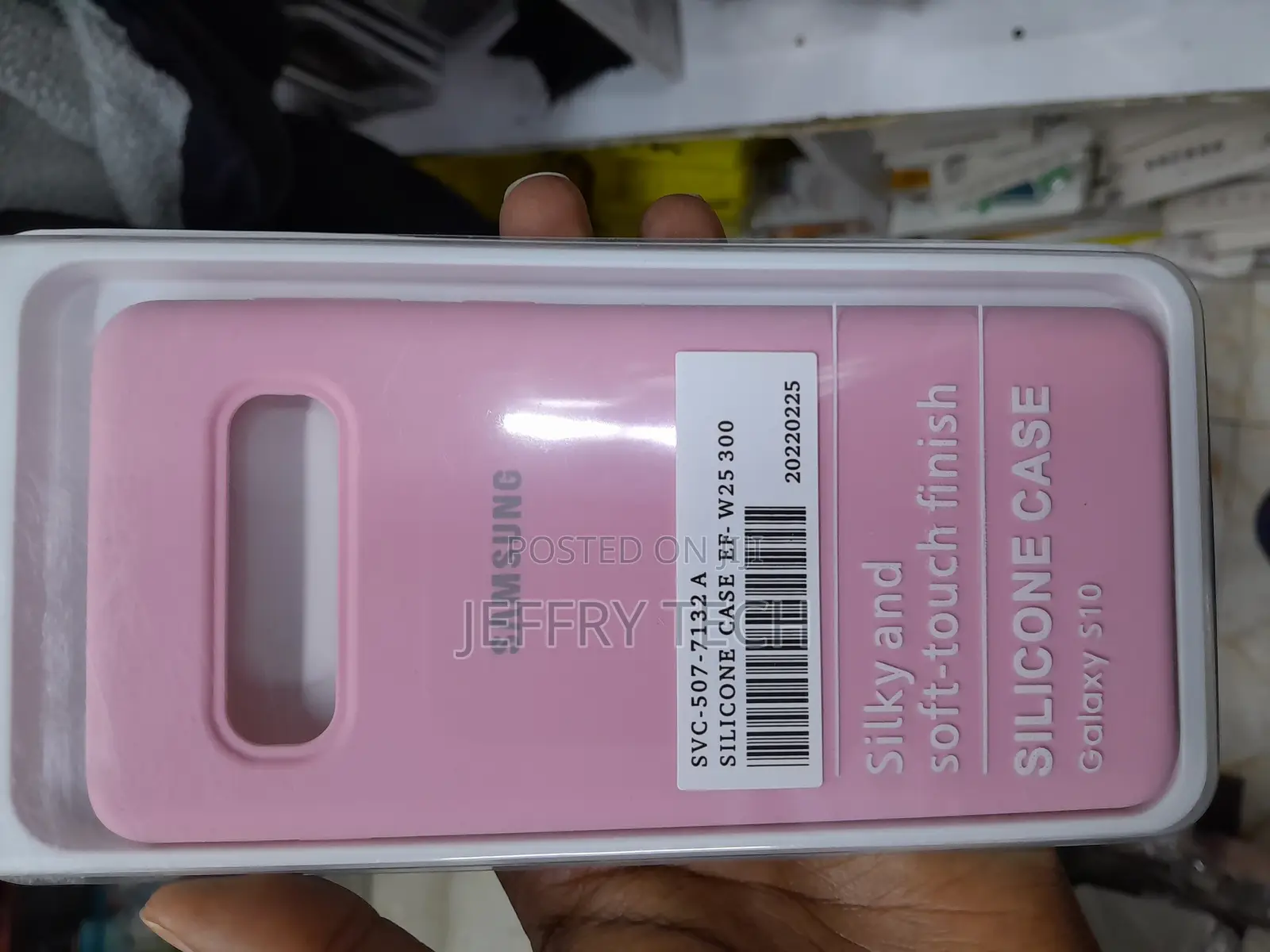 Samsung Galaxy S10 Soft Touch Silicon Cover - Official Galax