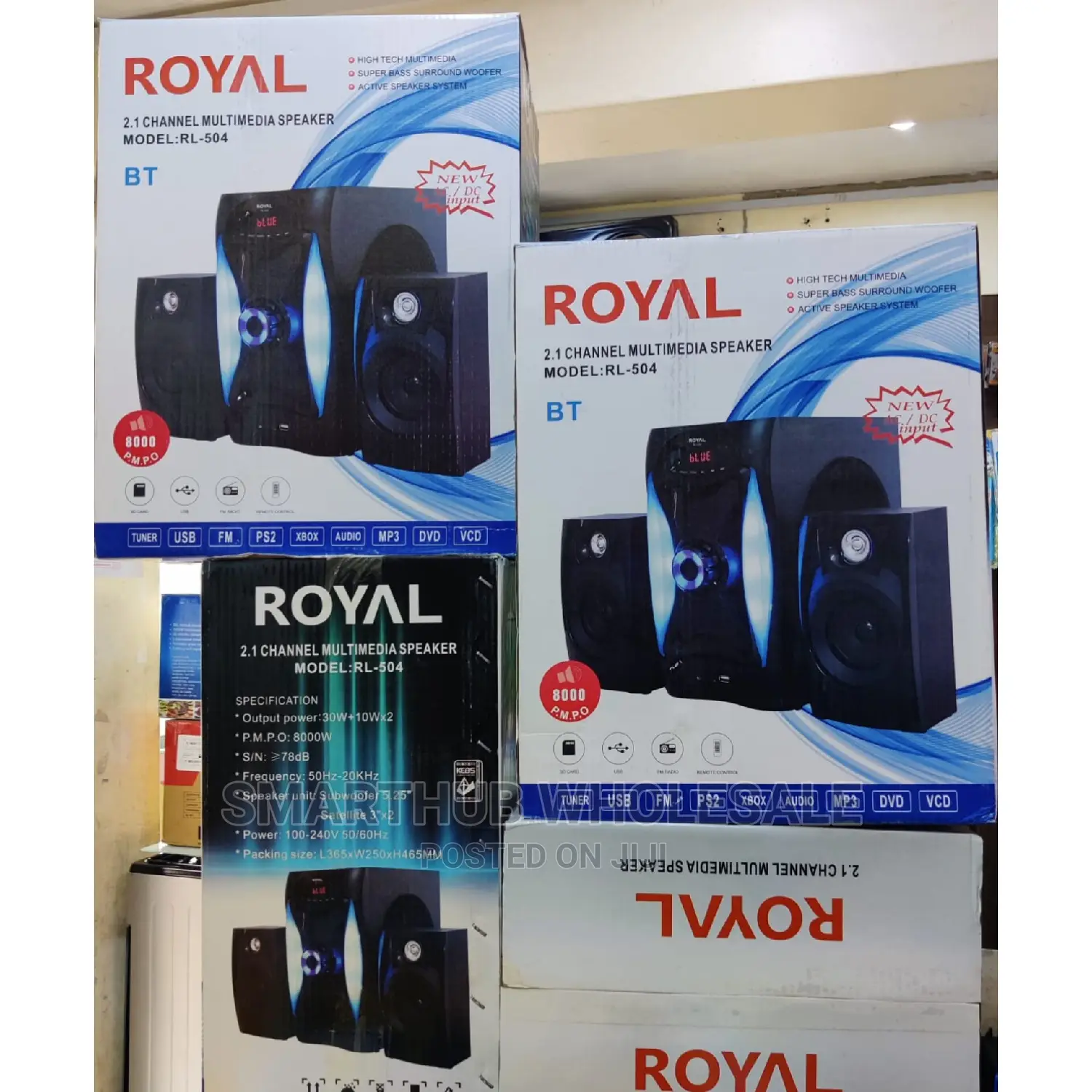 *Royal 504 Multimedi Speaker 2.1 Royal