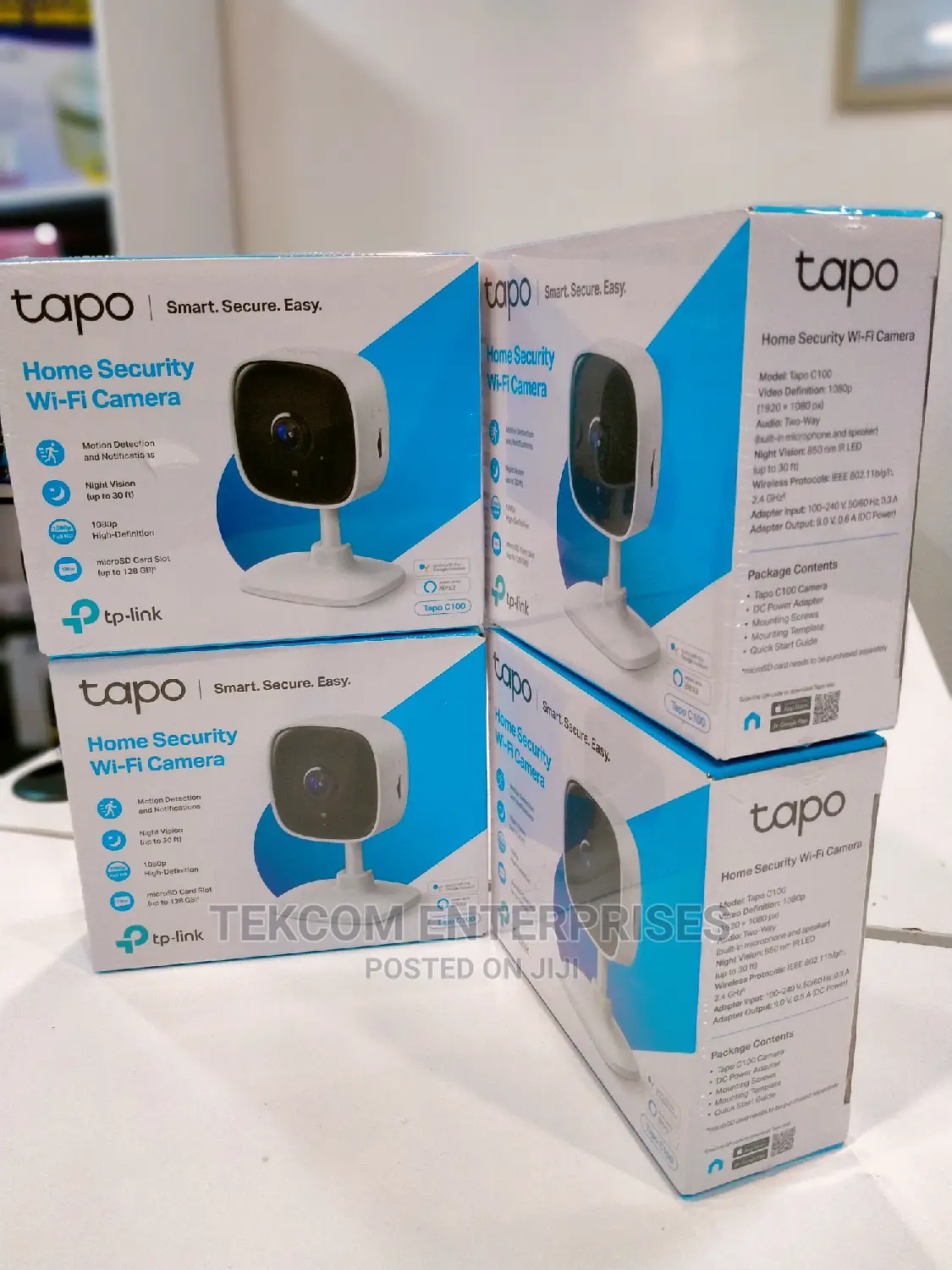 Tp Link -C100- Tapo 1080p Security Camera