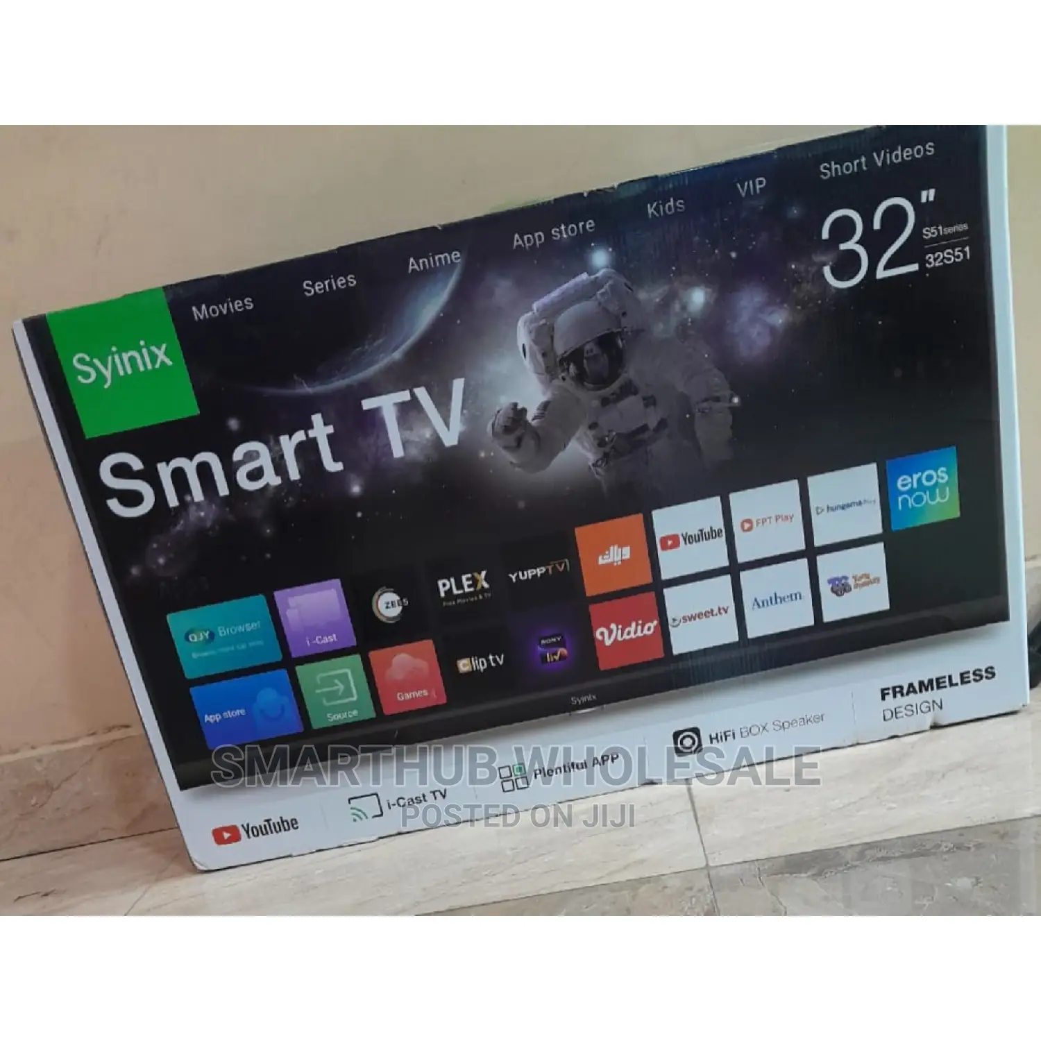 Syinix Tv 32inch Tv Frameless