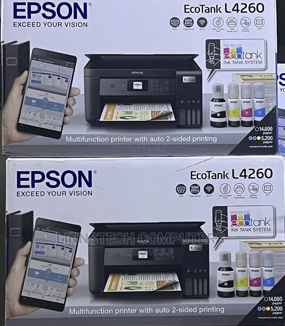 Epson Ecotank L4260 Multifunction Wi-Fi Printer With Duplex