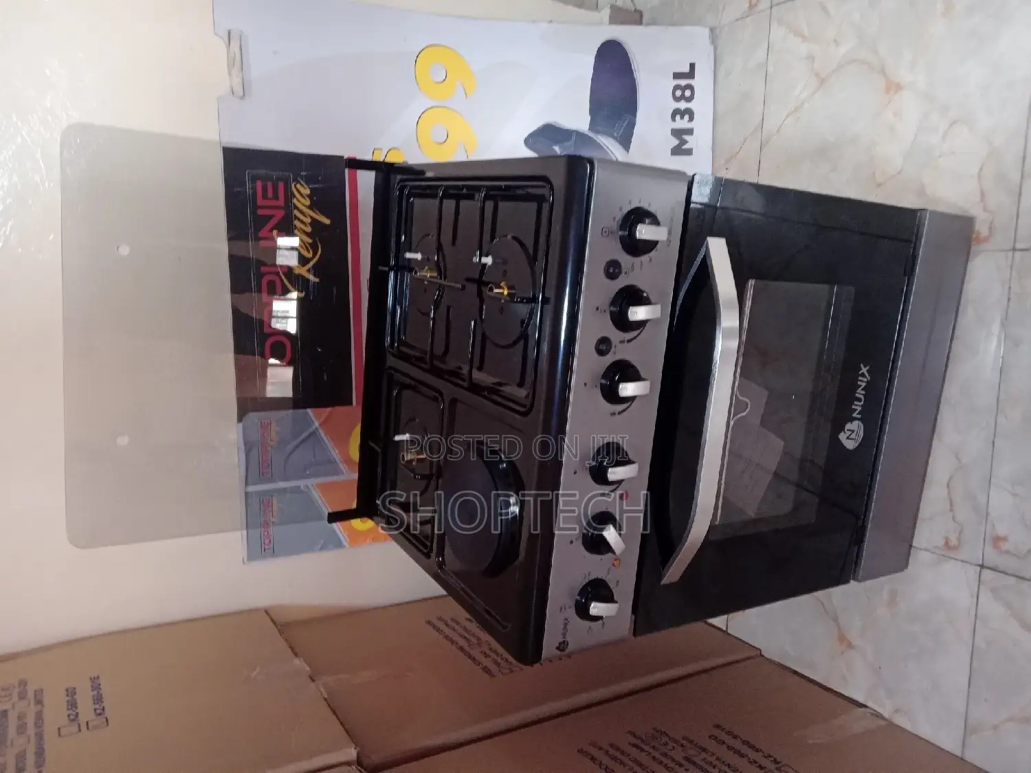 Nunix 60by60 3G+1E Freestanding Cooker