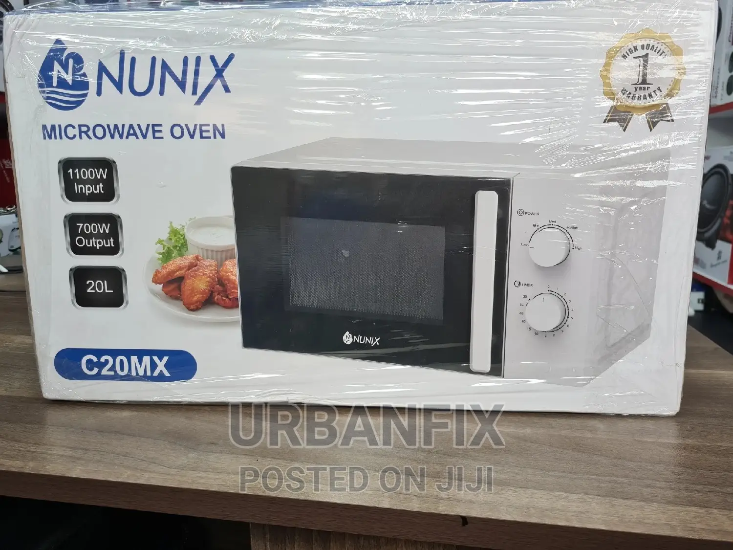 Nunix 20 Litre Microwave Oven With Knob