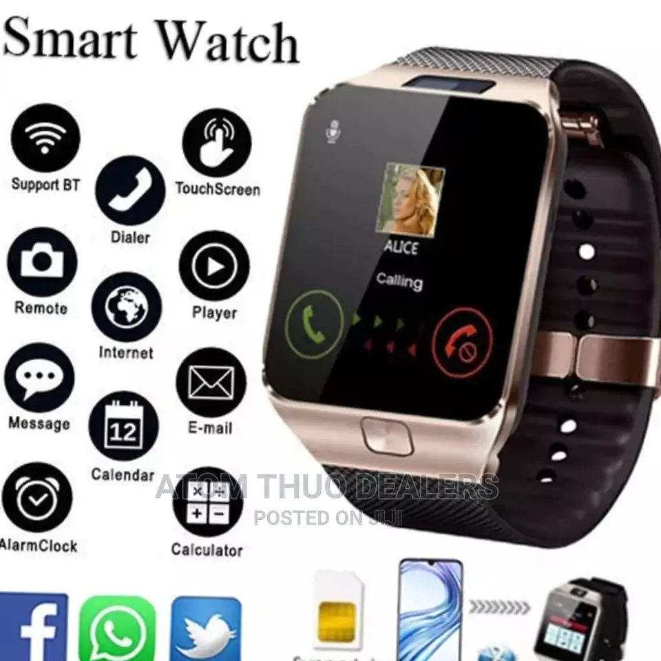 Smartwatch DZ09 Smart Watch Support TF SIM Camera Men Women