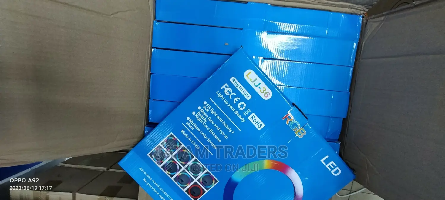 Unbreakable Rgb 14 Inches Ring Lights With Tripods