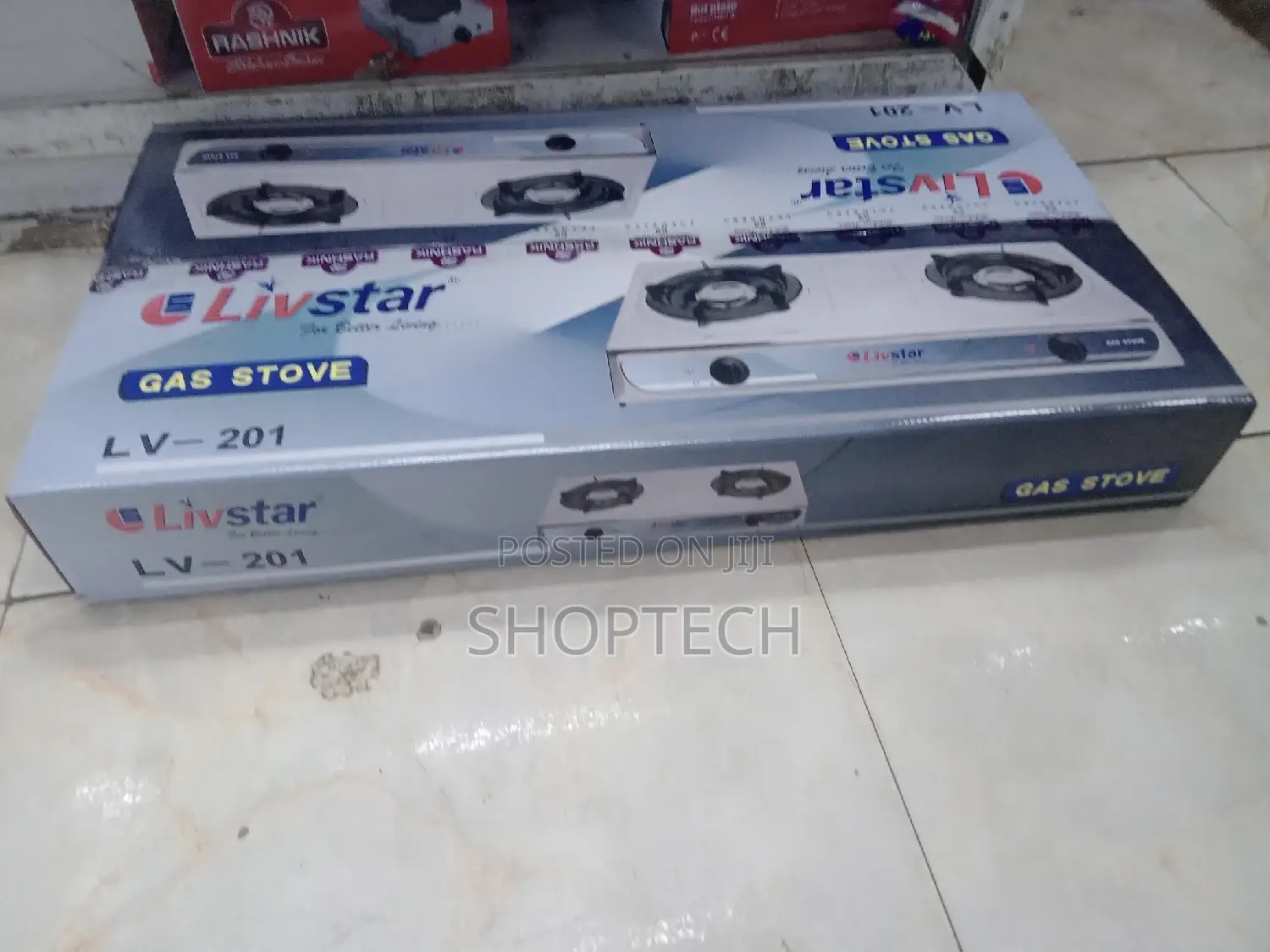 Livstar Energy Efficient 2 Gas Burner,Gas Table Top Cooker