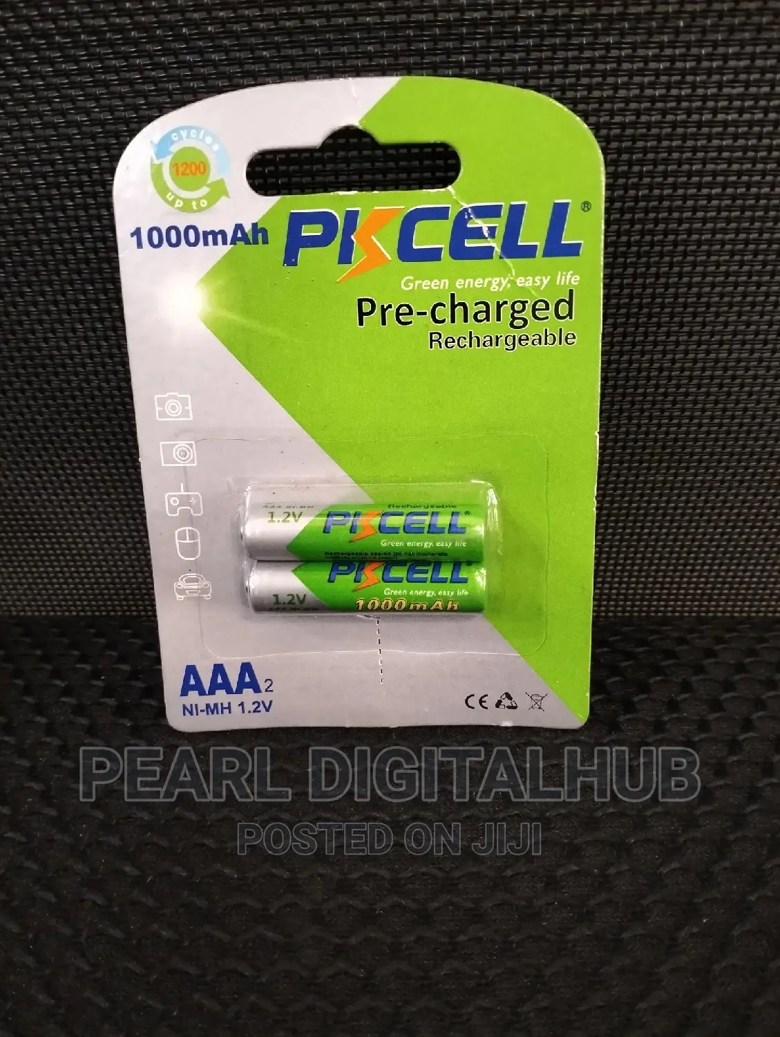 AAA Pk Cell 1000 Mah Rechargeable Battery
