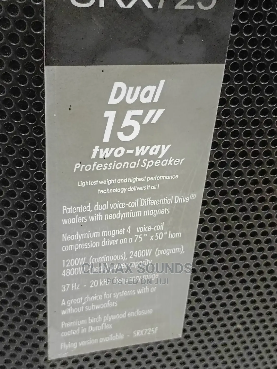 Full Range Speaker  JBL Srx725