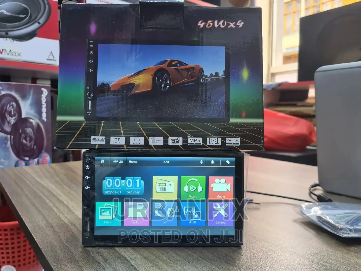 Mp5 Bluetooth Car Radio With Fm, Usb, Displays Videos