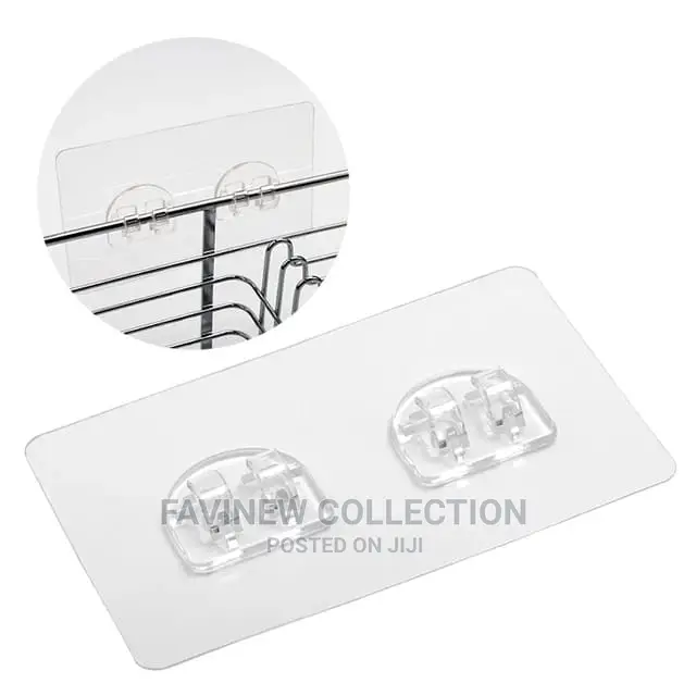 Heavy Duty Clear Adhesive Waterproof Wall Hooks/Stickers