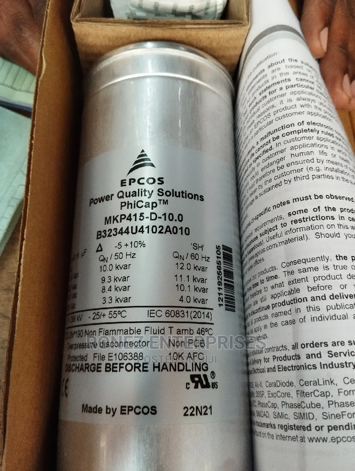 Capacitor 10kva