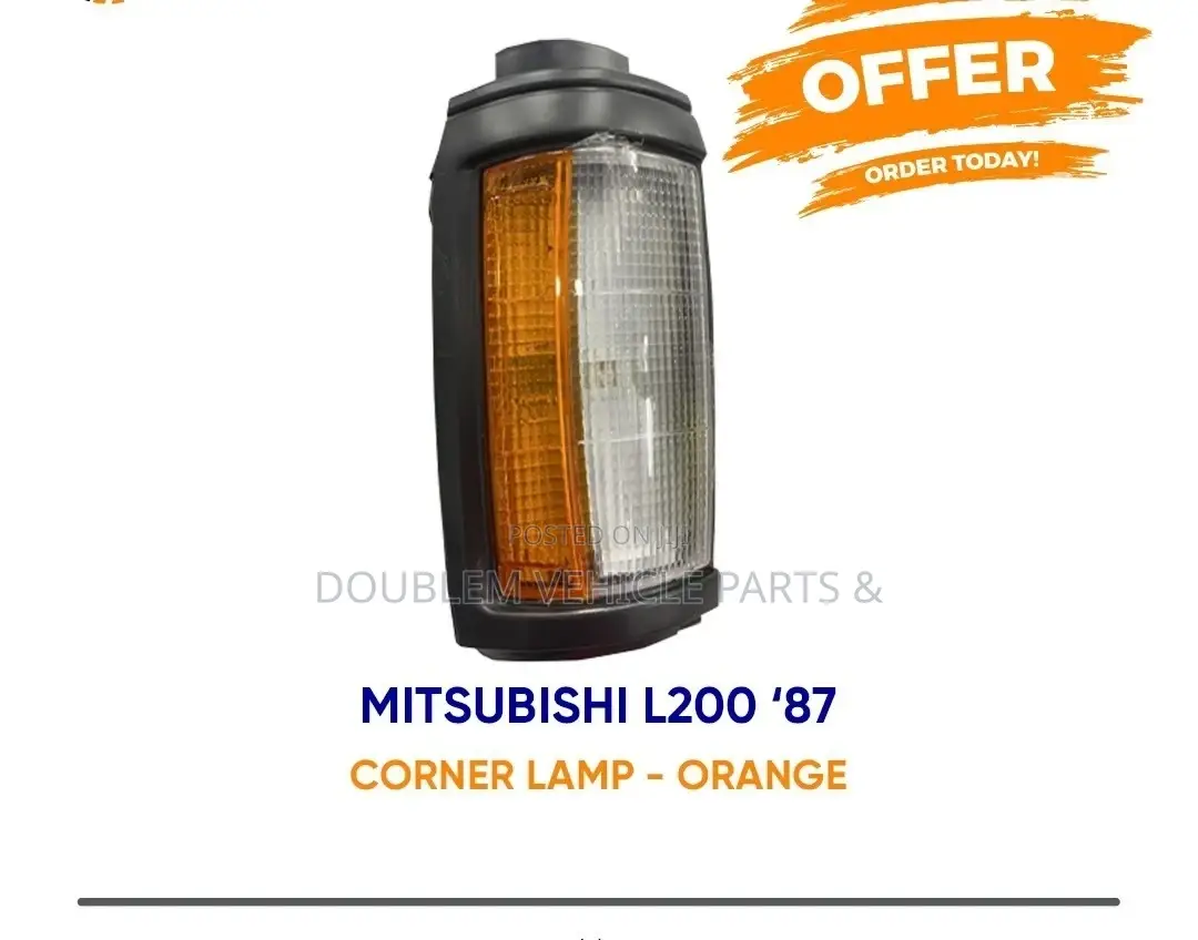 Corner Lamp Mitsubishi L200 1987/Old Model Yellow Black