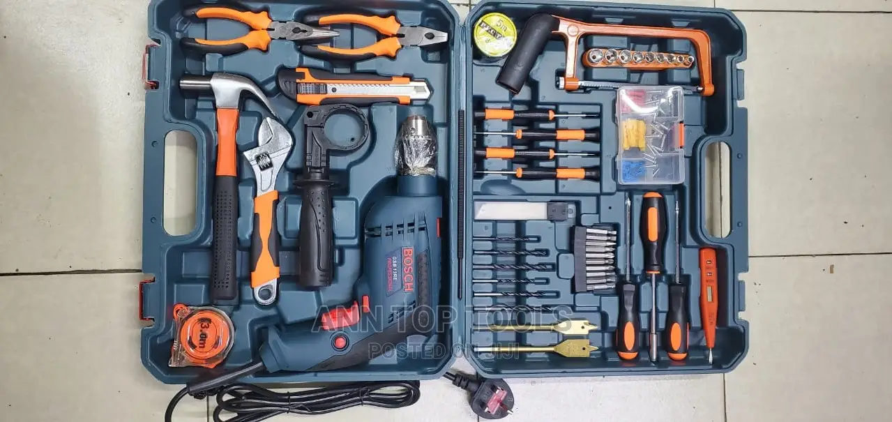 Bosch Corded Drill Set