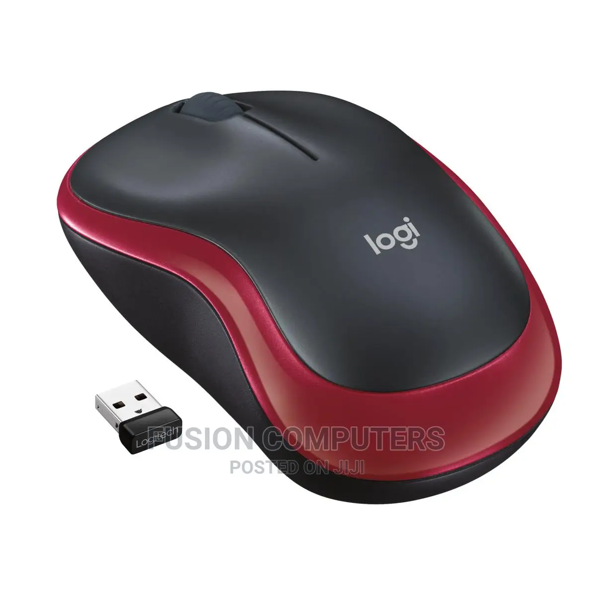 Logitech Wireless Mouse M185 Red
