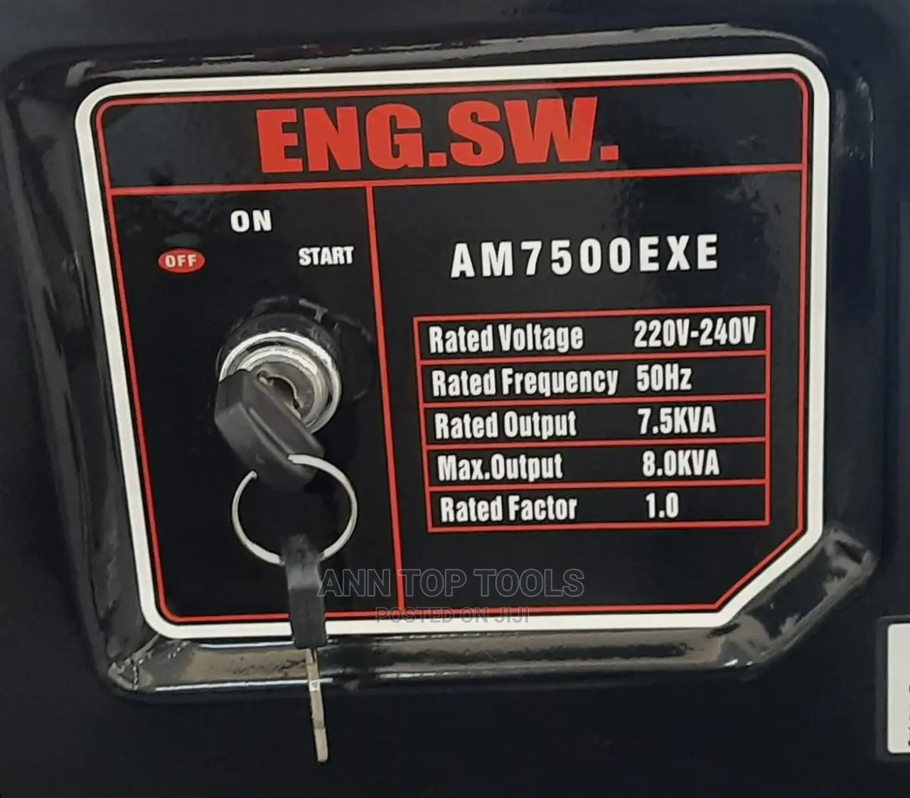 Astramilano AM6500EXE 6.5kva Key Start Petrol Generator Set