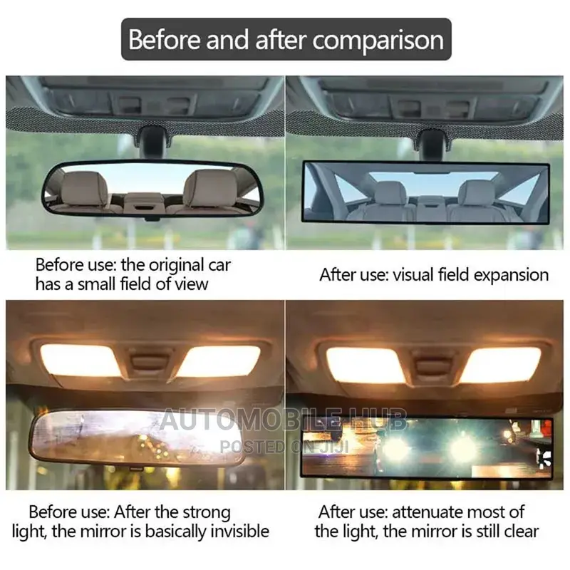Generic Rectangle Rear View Mirror