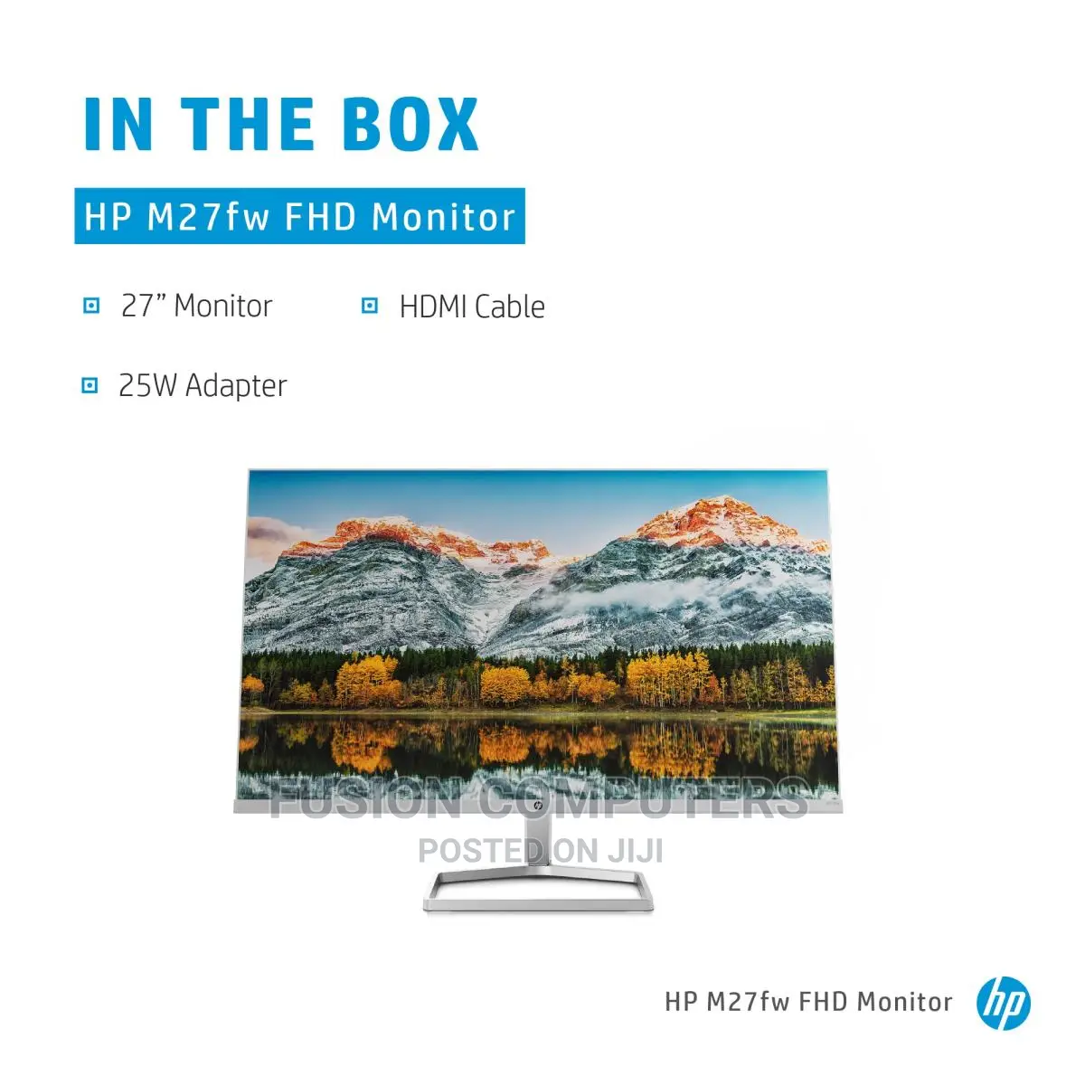 HP Desktop Monitor - M27fw - 27in - 1920x1080 (FHD) - IPS