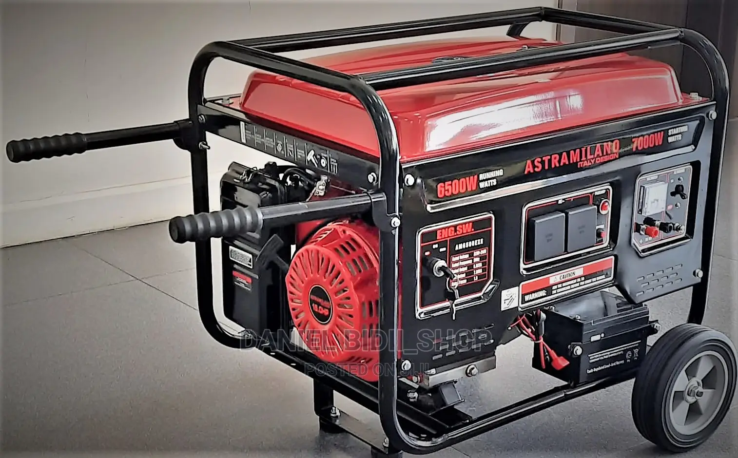 Astramilano AM6500EXE 6.5kva Key Start Petrol Generator Set