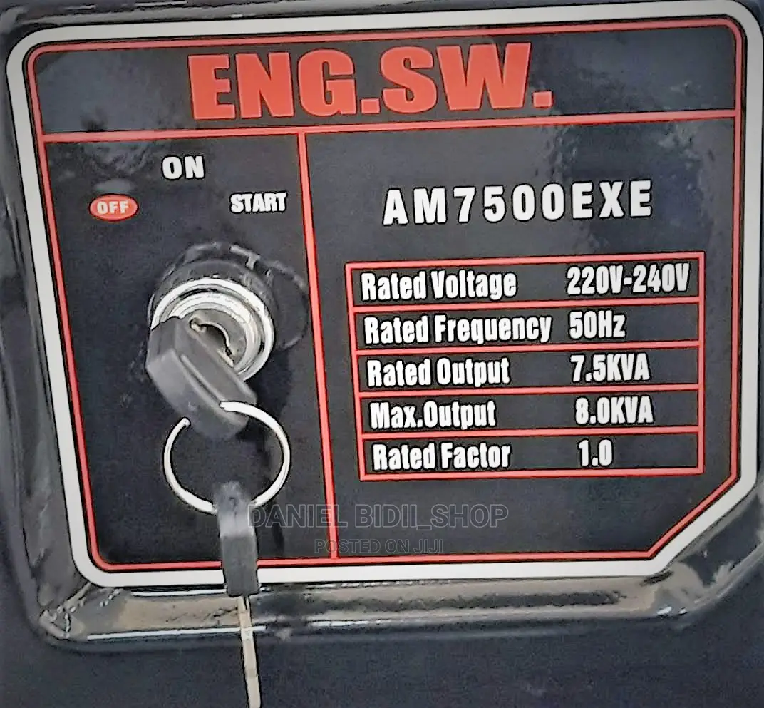 Astramilano AM6500EXE 6.5kva Key Start Petrol Generator Set