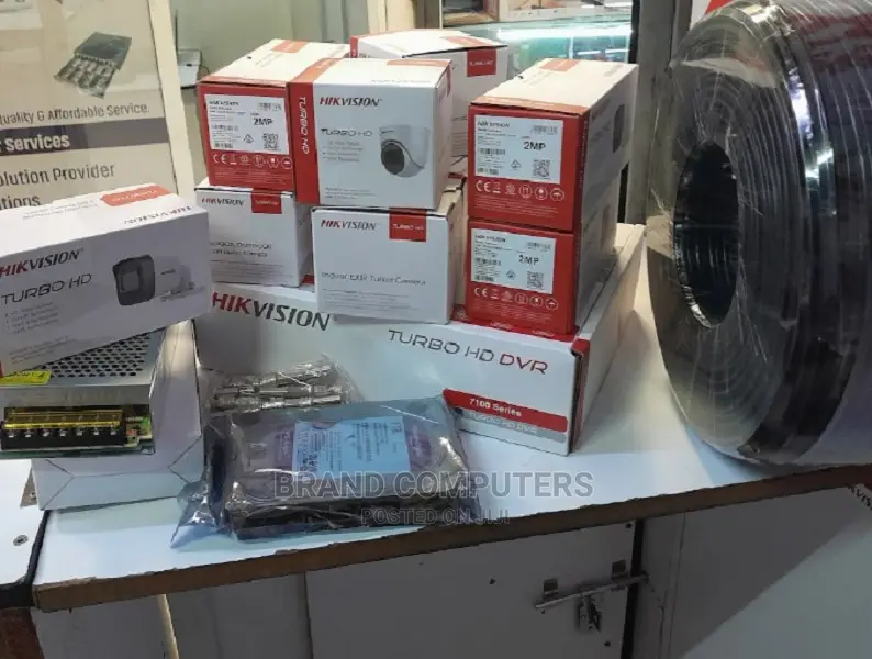 2mp Hikvision 3 CCTV Cameras Complete 1080p 2MP