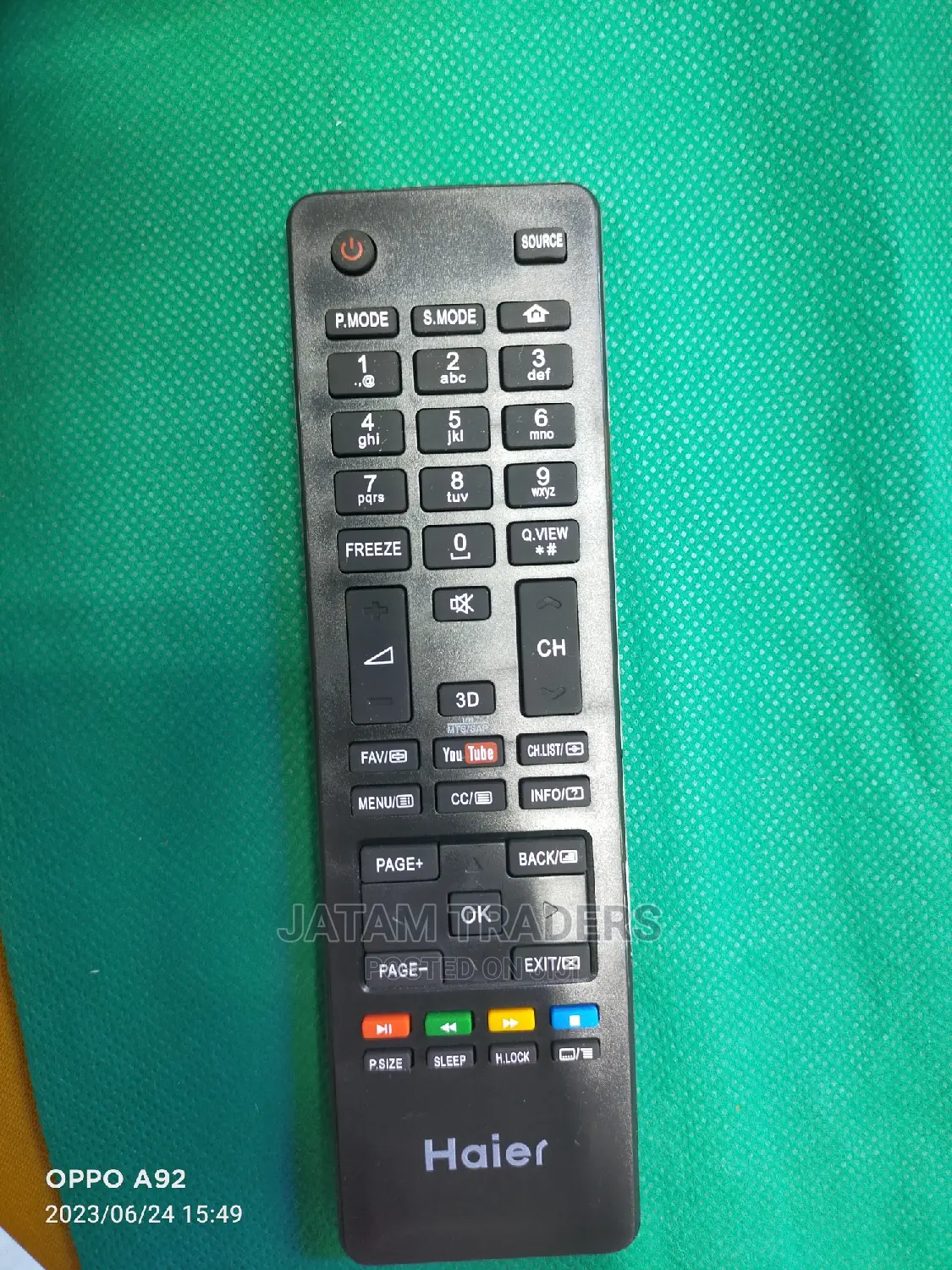 Haier/ Mooka Smart TV Remote Control