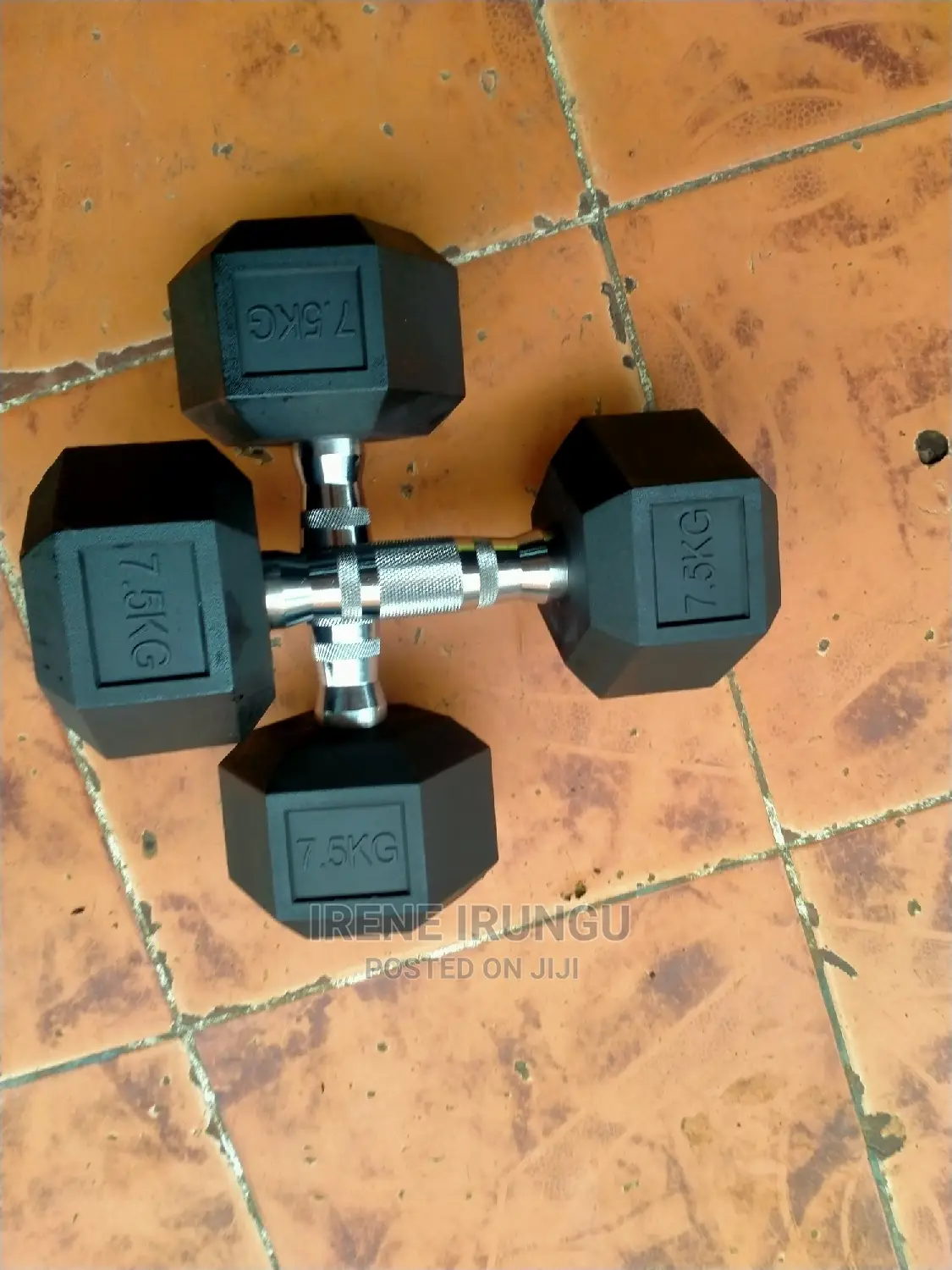 7.5kg Hex Dumbell Pair