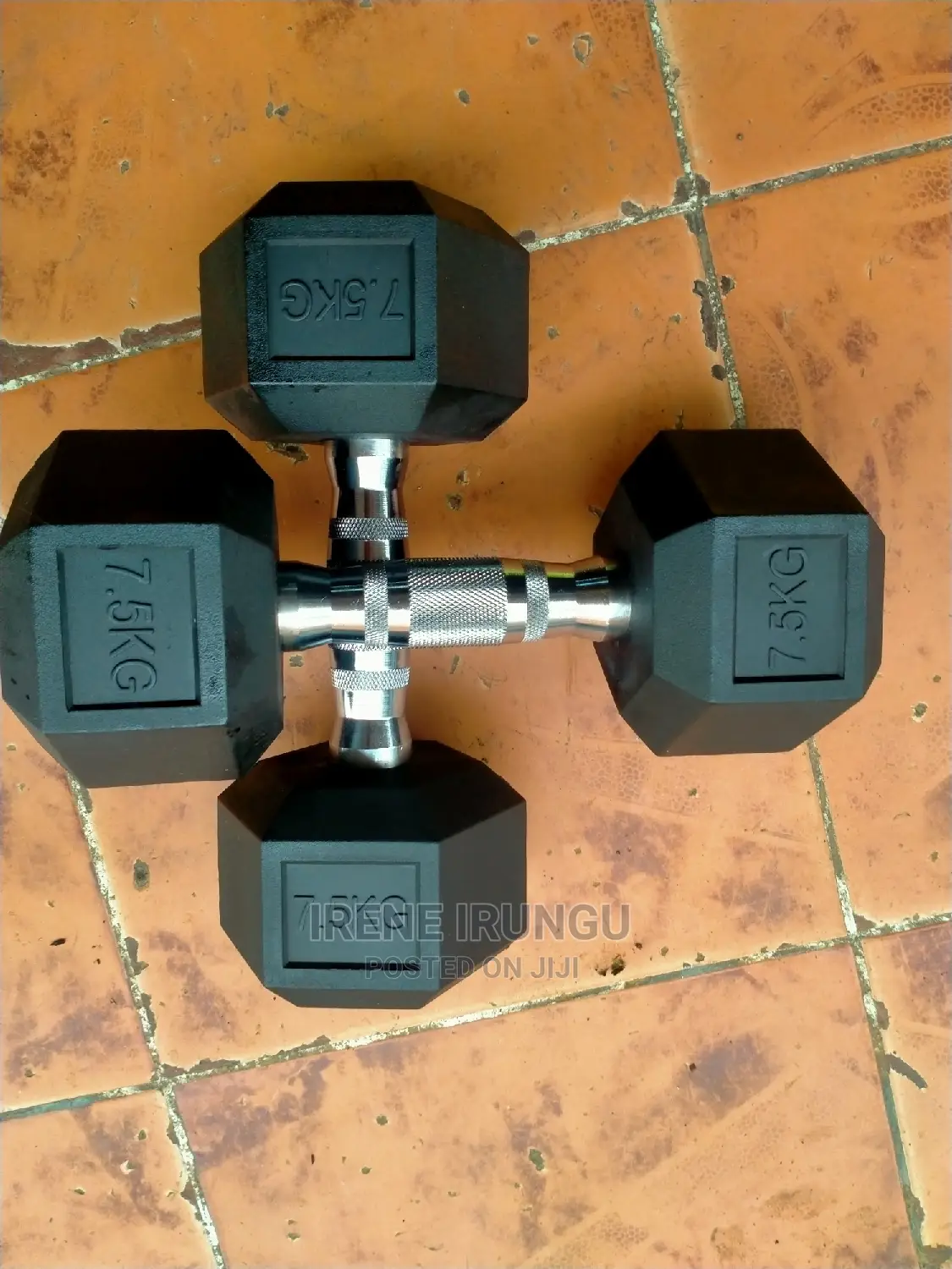 7.5kg Hex Dumbell Pair