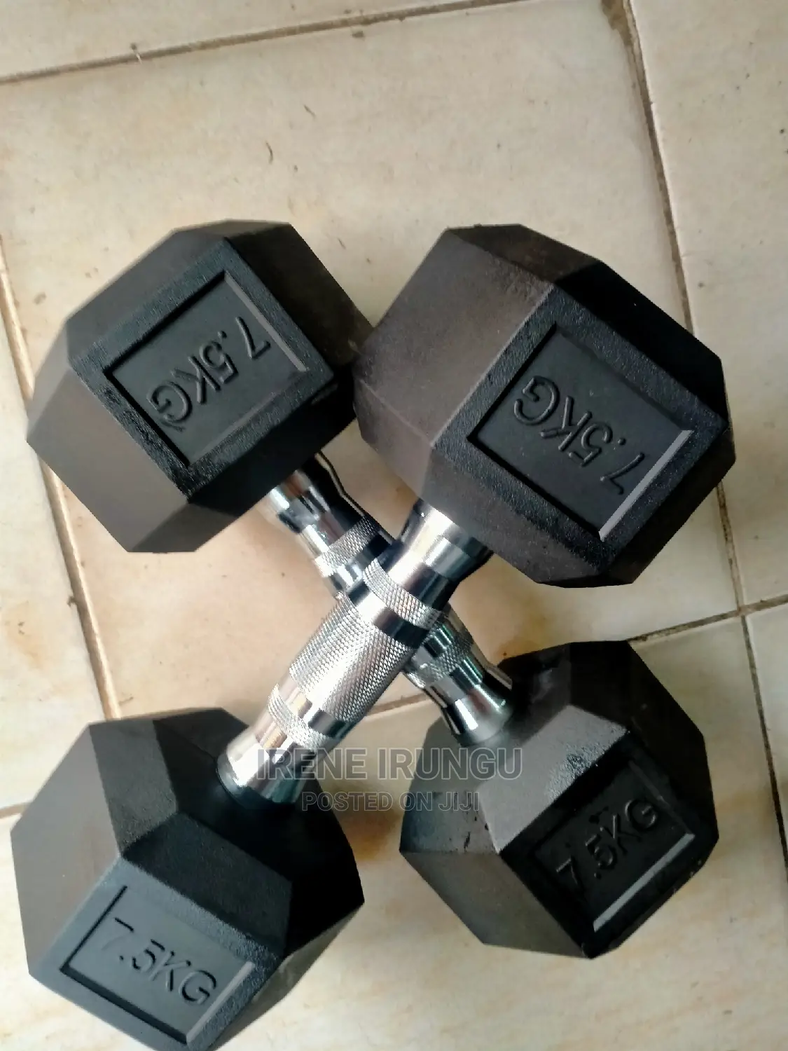 7.5kgs Dumbell , Hexagon