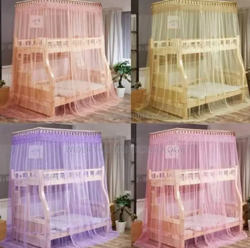Mosquito Net for Double Decker Beds Free Size - White