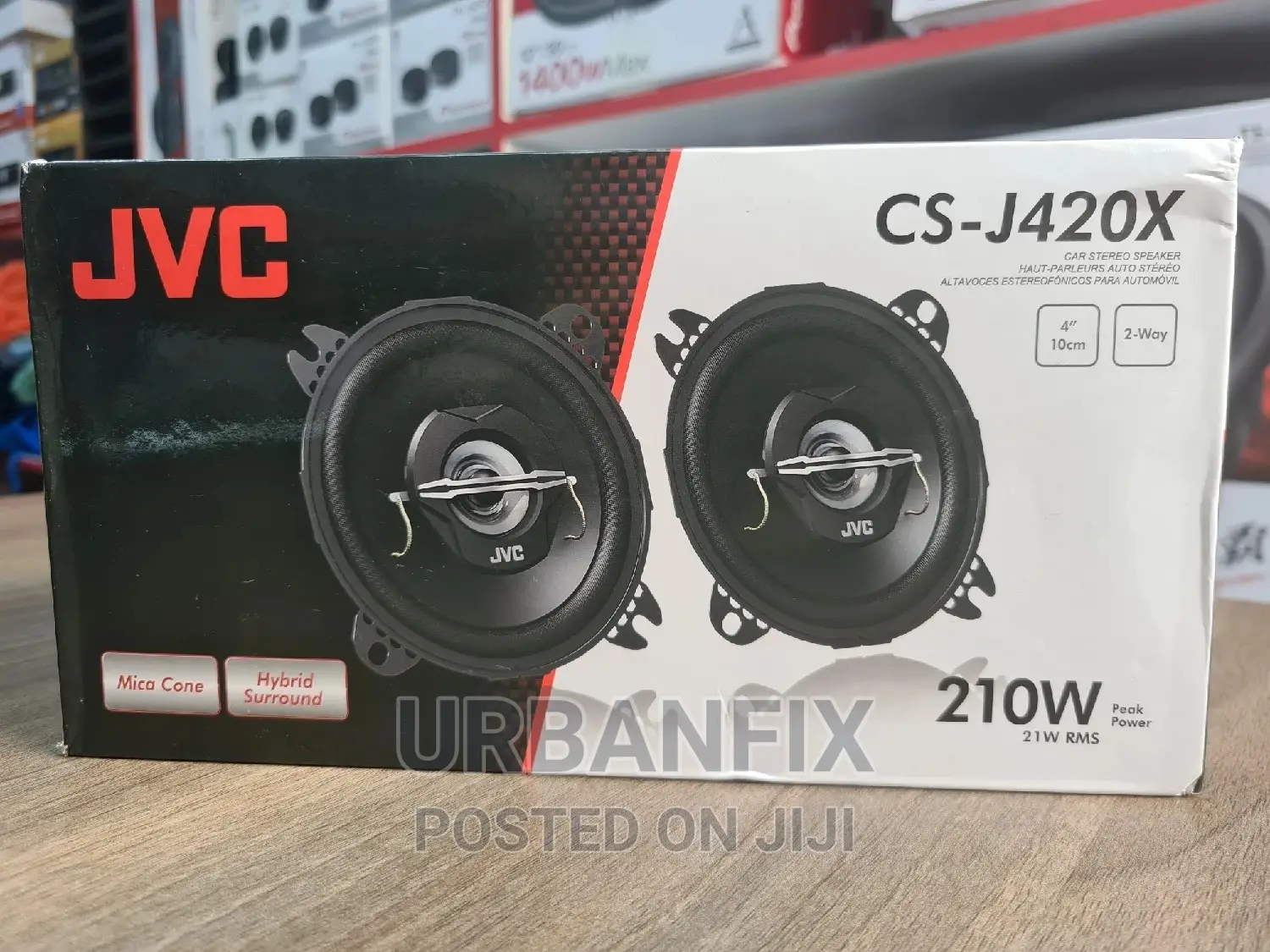 JVC 4 Inch 210 Watts Dashboard Midrange Speakers