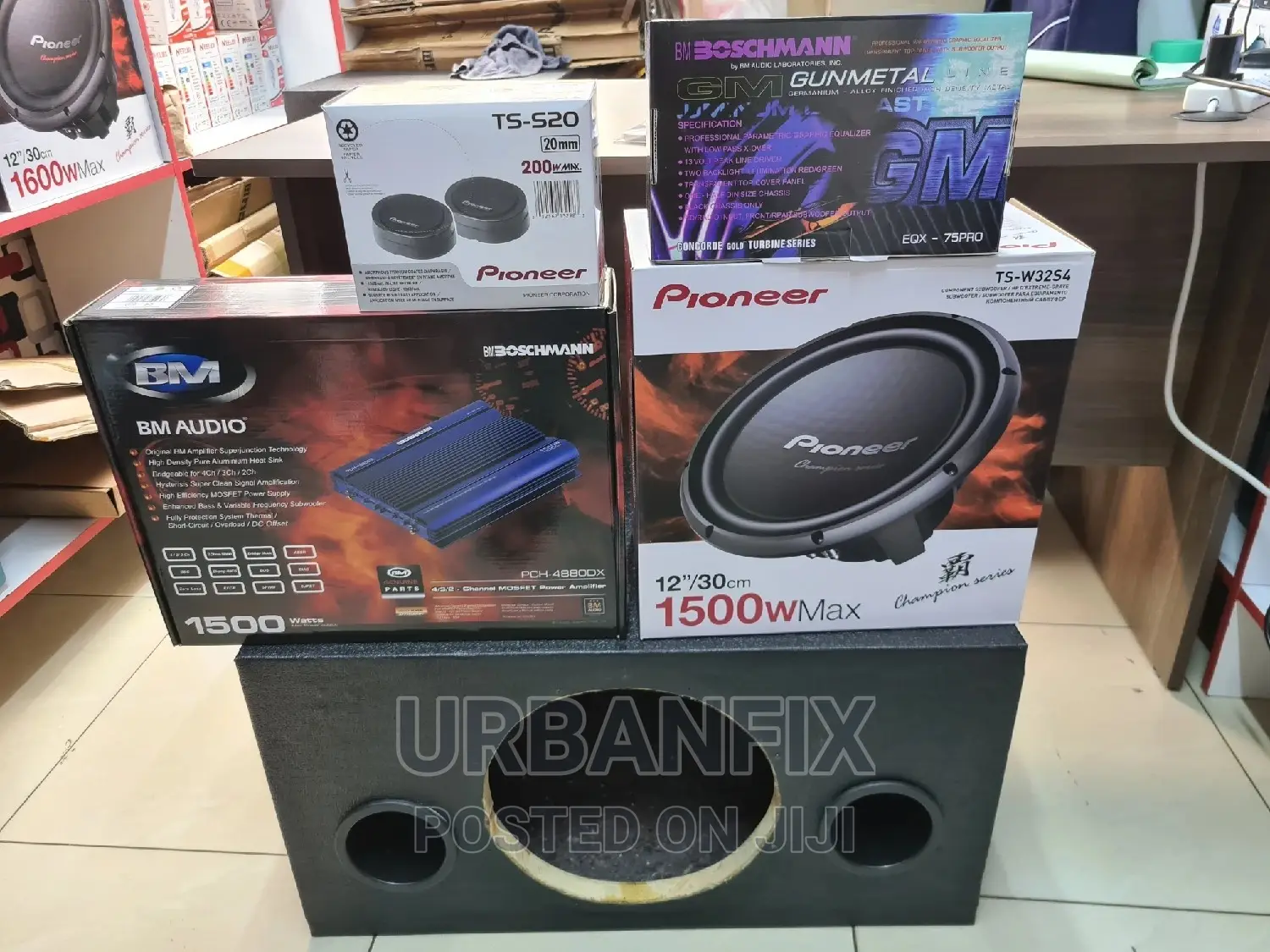 Brand New 1500 Watts Bass Subwoofer Complete Music System