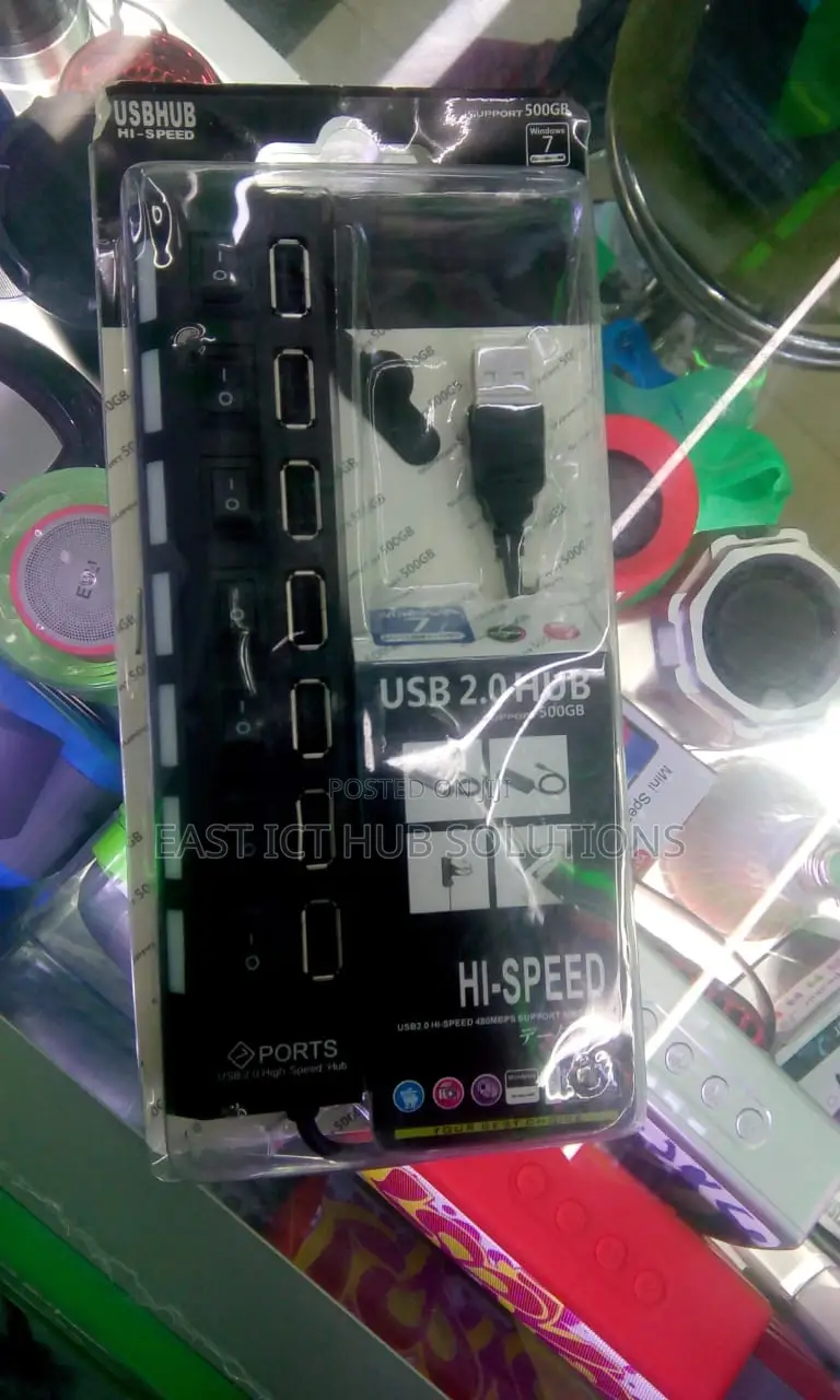 Usb Hubs Extension 7 Port 2.0 Speed