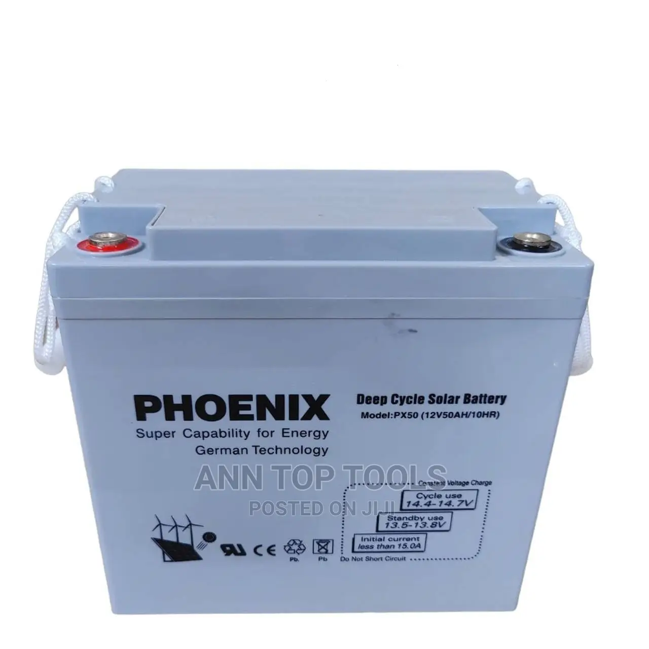 Phoenix 12v50ah Deep Cycle Solar Battery